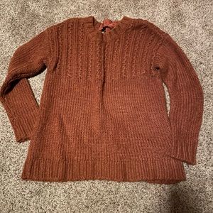 Aerie Burnt orange fall sweater. Size small
